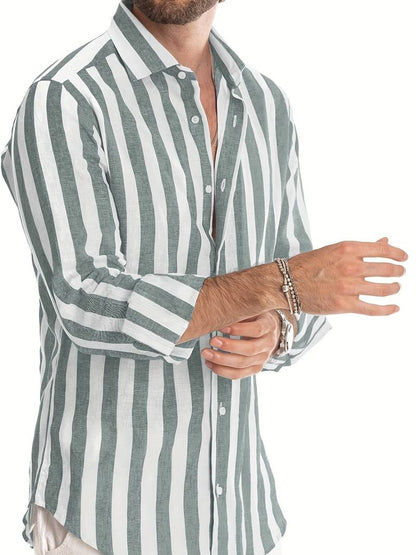 Striped Men's Shirt - Arden