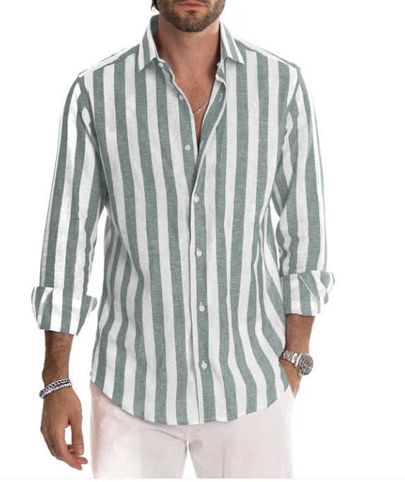 Striped Men's Shirt - Arden