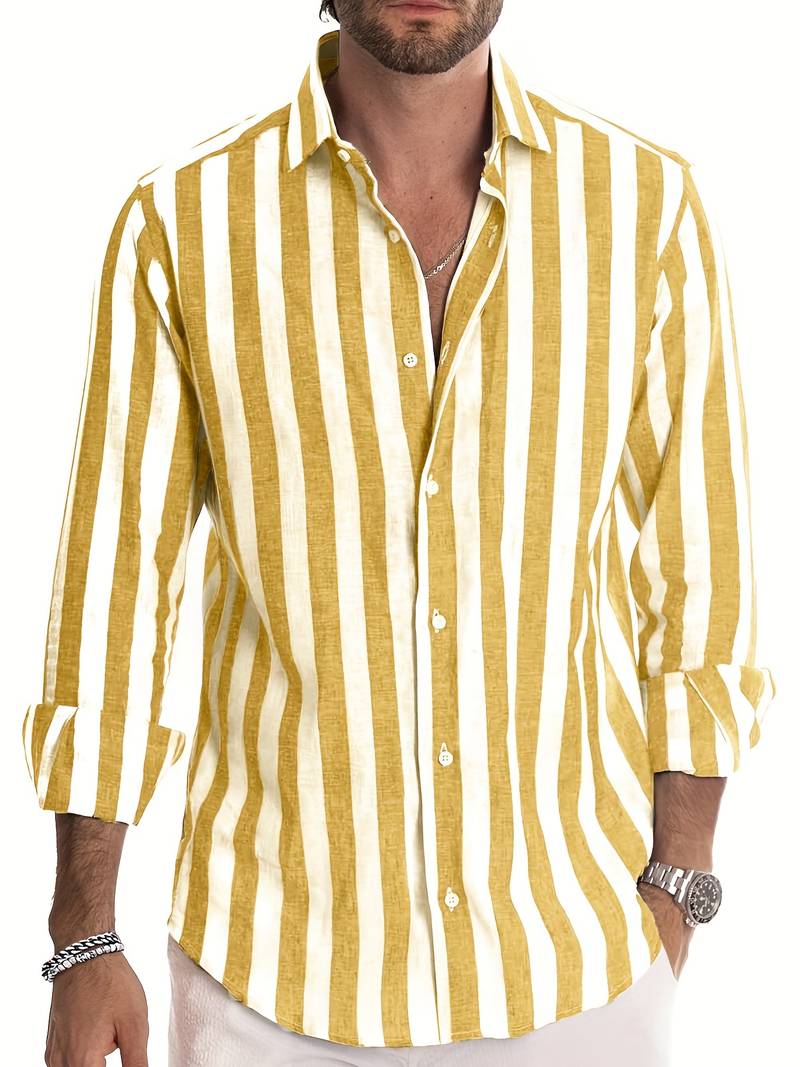 Striped Men's Shirt - Arden