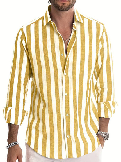 Striped Men's Shirt - Arden
