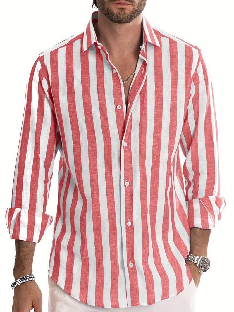 Striped Men's Shirt - Arden