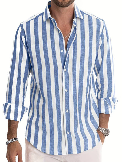Striped Men's Shirt - Arden