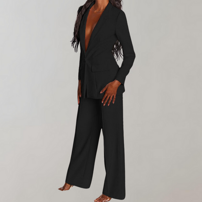 Stylish Blazer and Trouser Set - Elena
