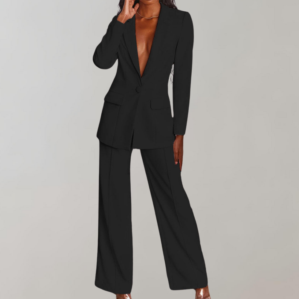 Stylish Blazer and Trouser Set - Elena