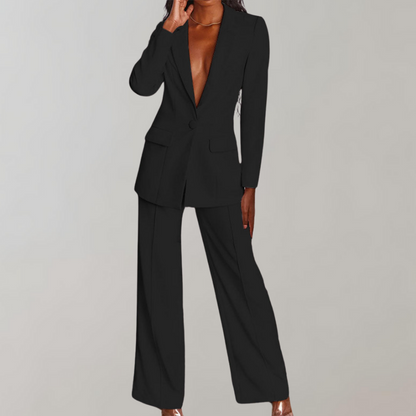 Stylish Blazer and Trouser Set - Elena