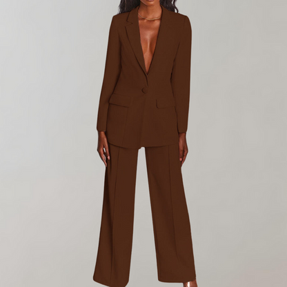Stylish Blazer and Trouser Set - Elena