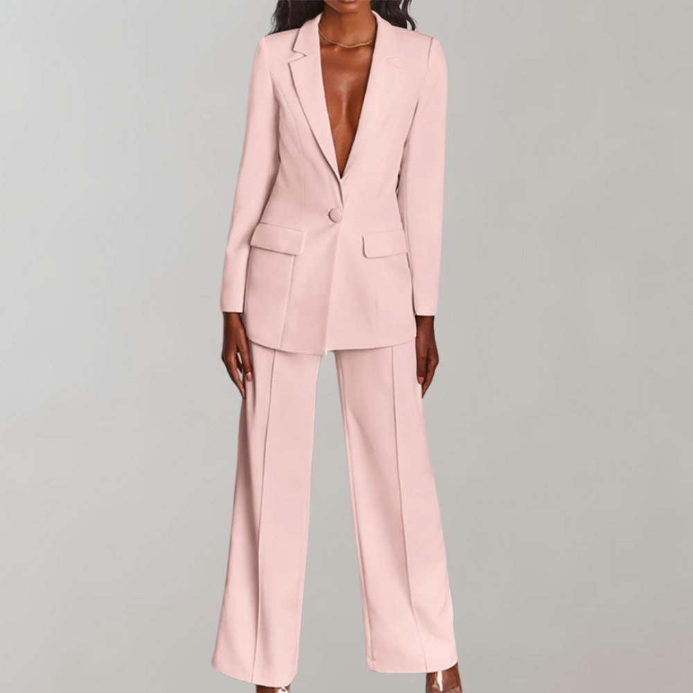 Stylish Blazer and Trouser Set - Elena