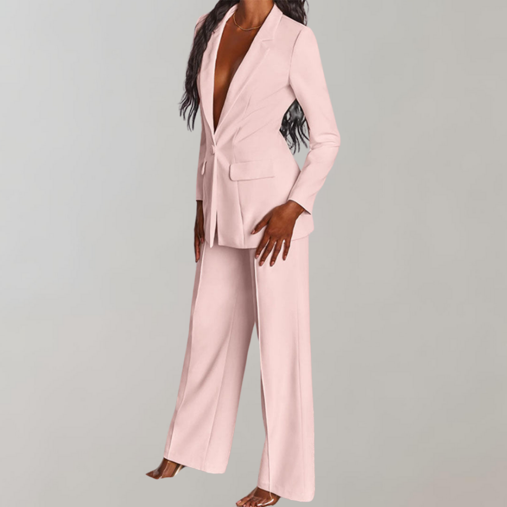 Stylish Blazer and Trouser Set - Elena