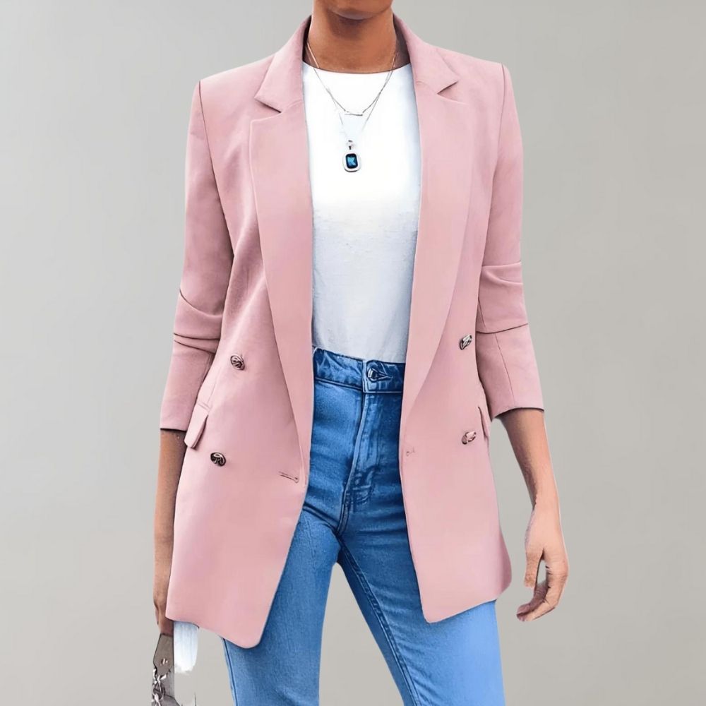 Stylish Long Ladies Jacket - Clara