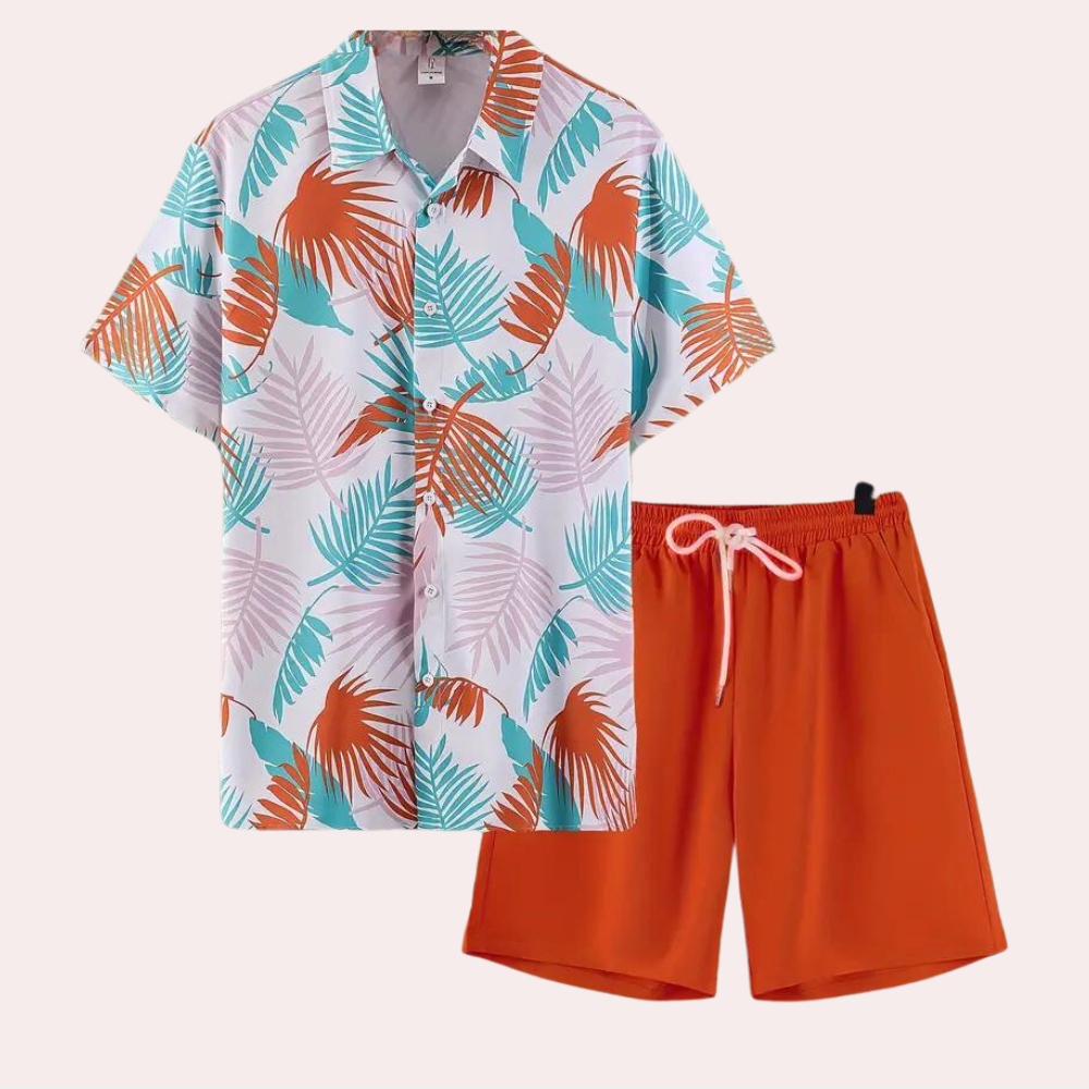 Men's two-piece Hawaiian summer suit – Kairos
