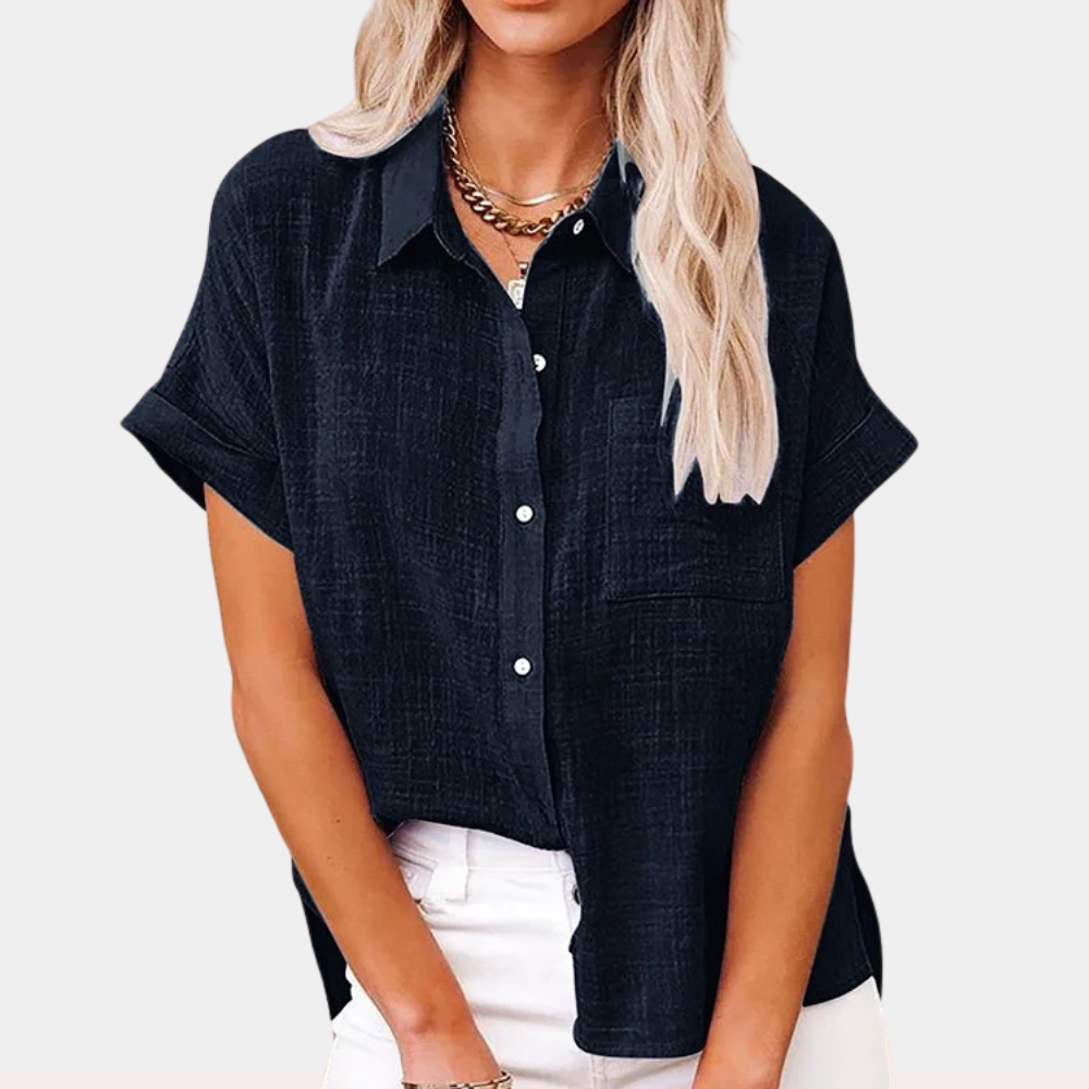 Casual women's summer blouse – Noémie