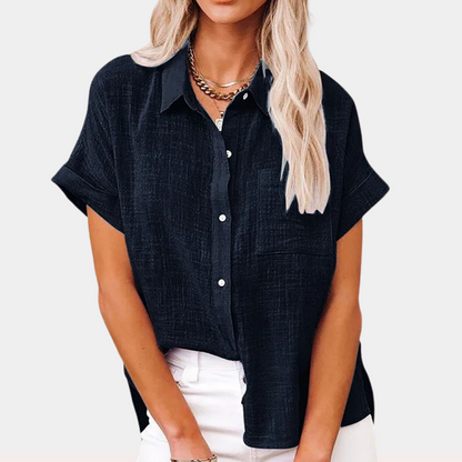 Casual women's summer blouse – Noémie