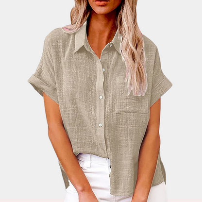 Casual women's summer blouse – Noémie