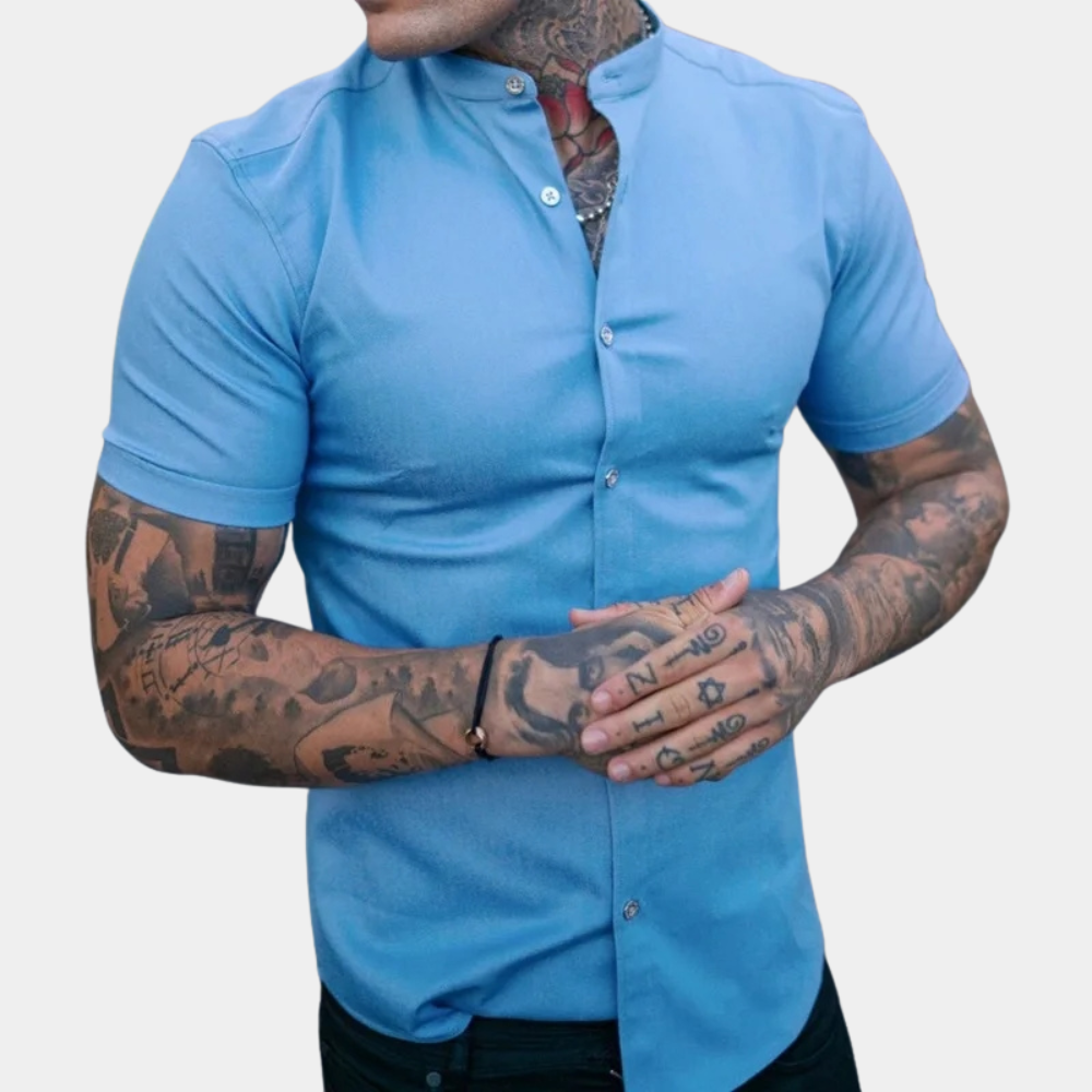 Modern men's short-sleeved shirt – Dante