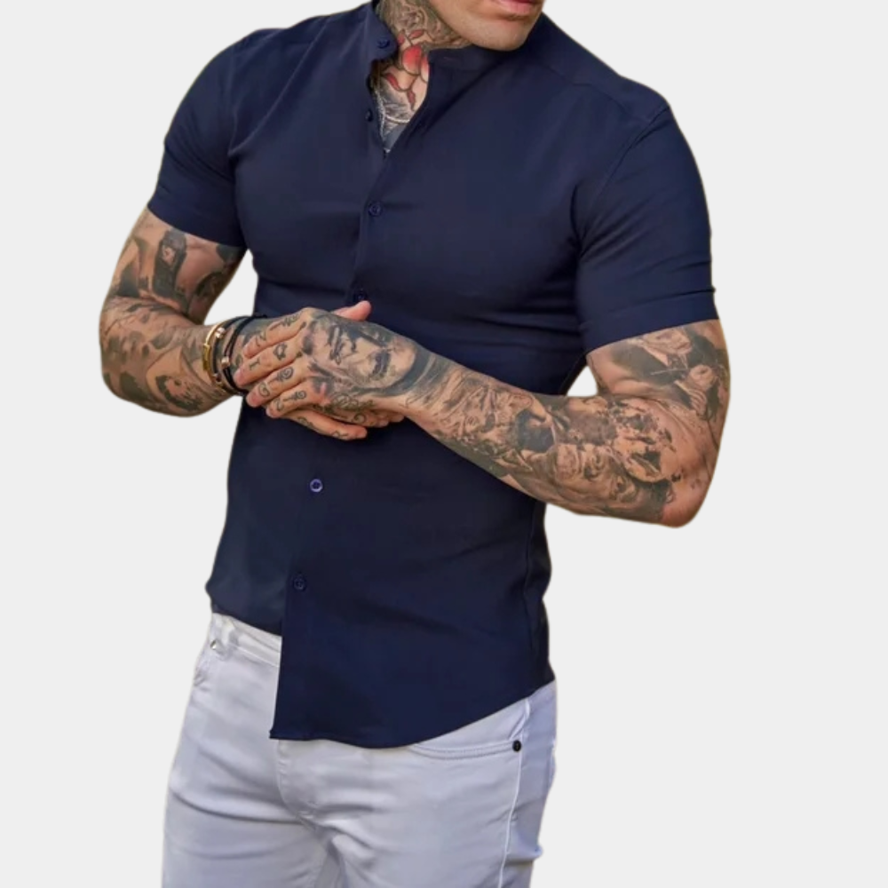 Modern men's short-sleeved shirt – Dante