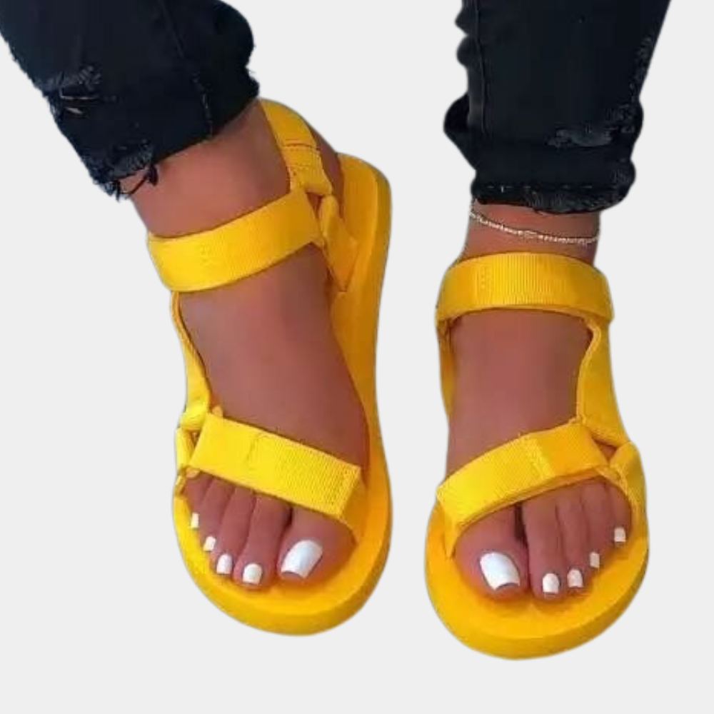 Colour-block women's sandals with comfort insole – Chloé