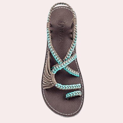 Colourful women's beach sandals – Rivka
