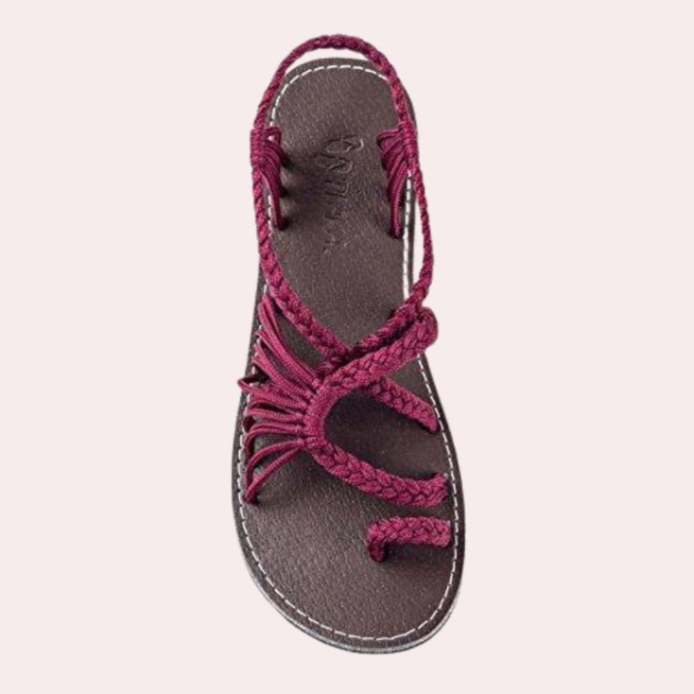 Colourful women's beach sandals – Rivka