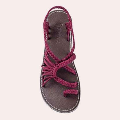 Colourful women's beach sandals – Rivka