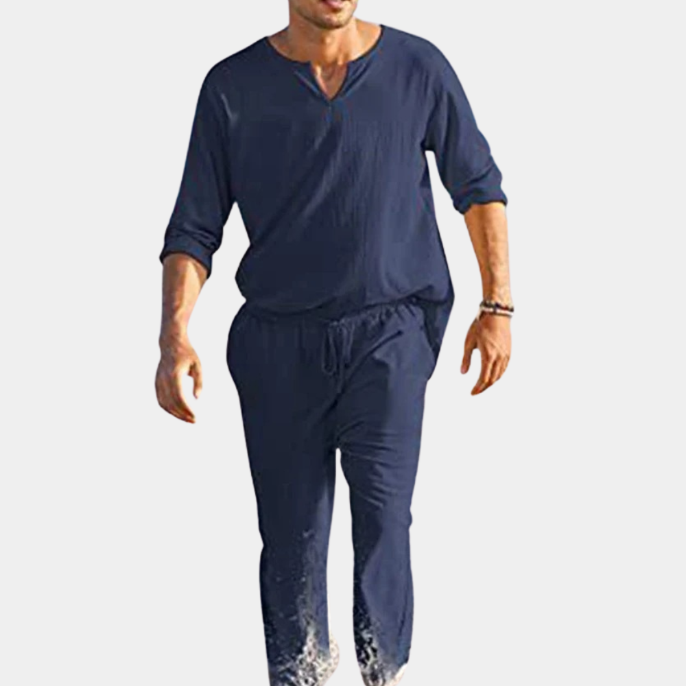 Lightweight men's two-piece set – Bastien