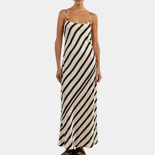 Sleeveless Striped Summer Dress – Marise