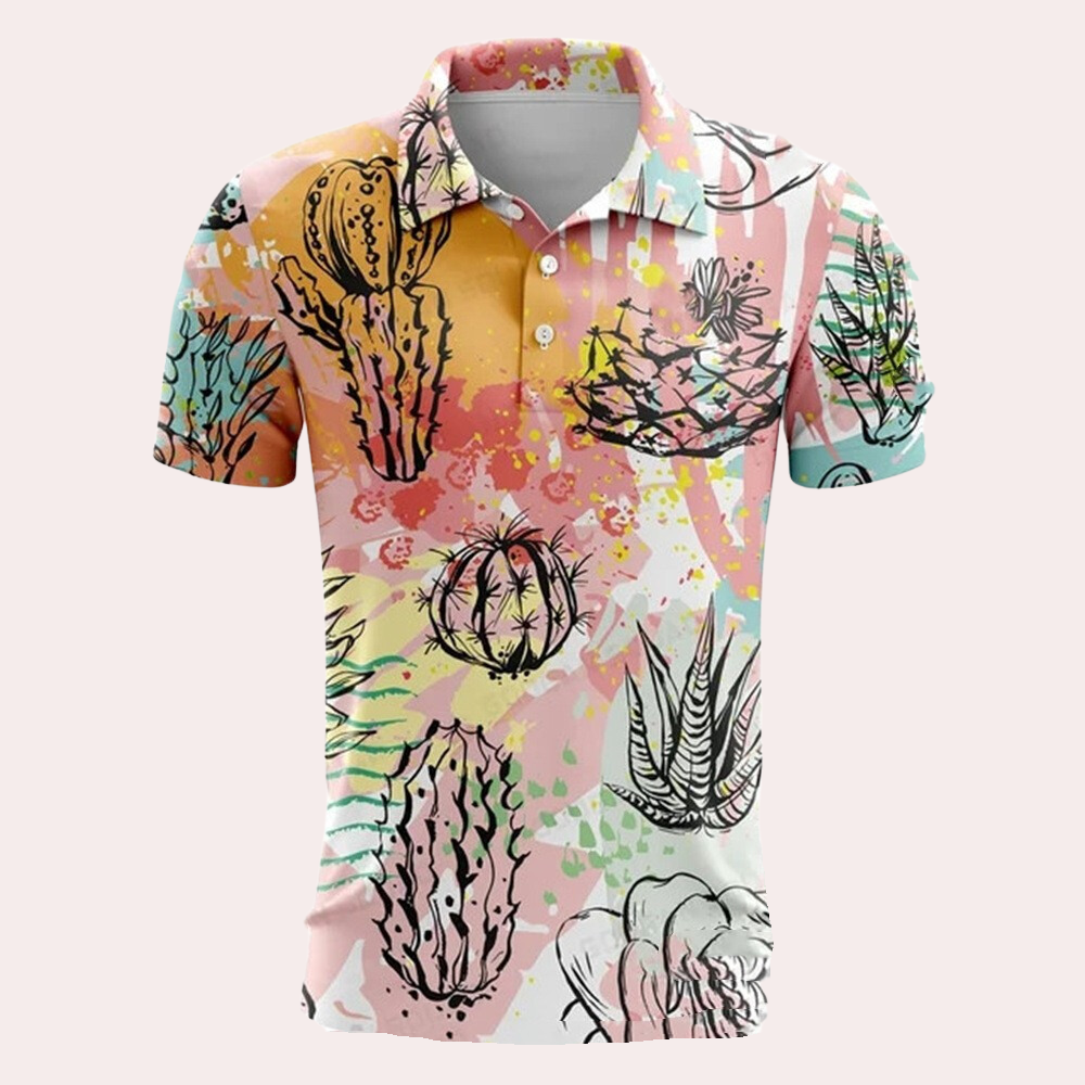 Summery men's polo shirt with a comfortable fit – Sven