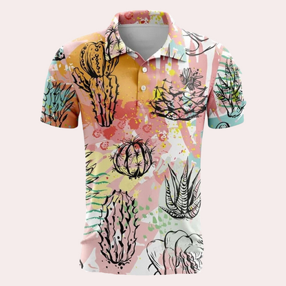Summery men's polo shirt with a comfortable fit – Sven