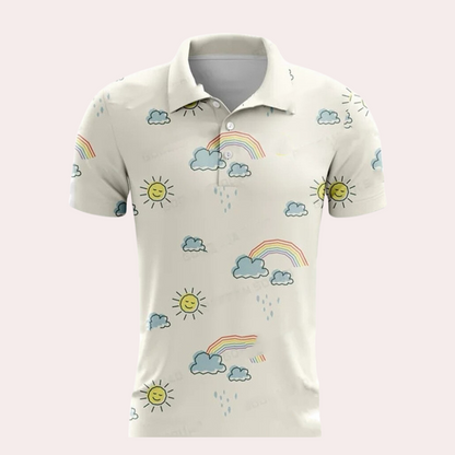 Summery men's polo shirt with a comfortable fit – Sven