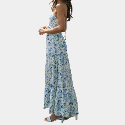 Long summer dress with halter-neck – Soraya