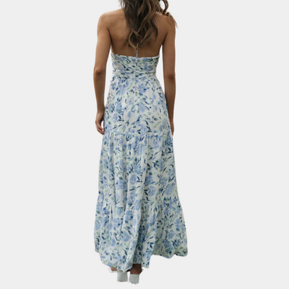 Long summer dress with halter-neck – Soraya