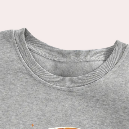 Ladies Halloween Sweatshirt with Ghost Print – Liora