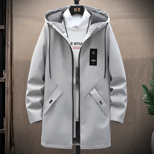 Hooded Jacket with Long Fit – Damian