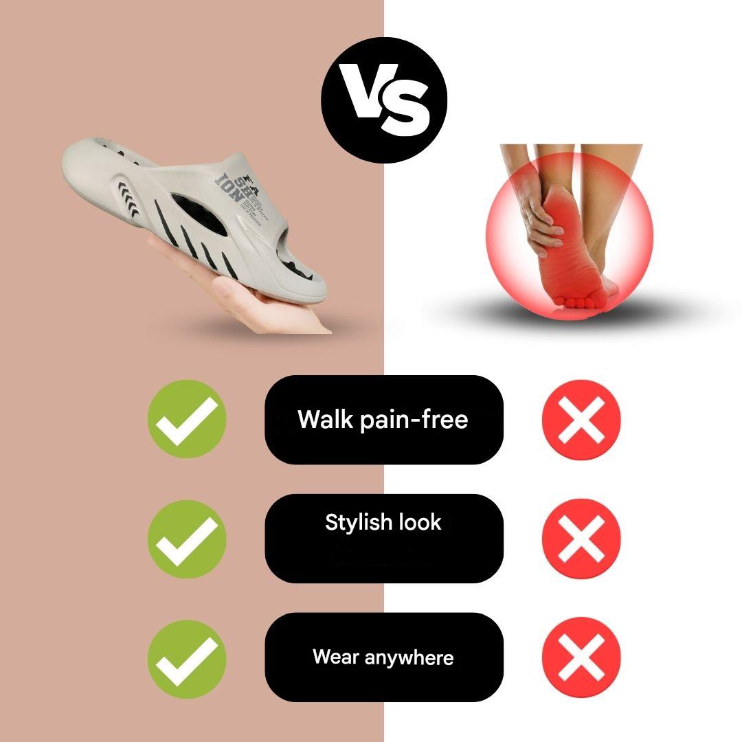 Orthopaedic massage slippers with nubs for ladies & gentlemen – Vitalis