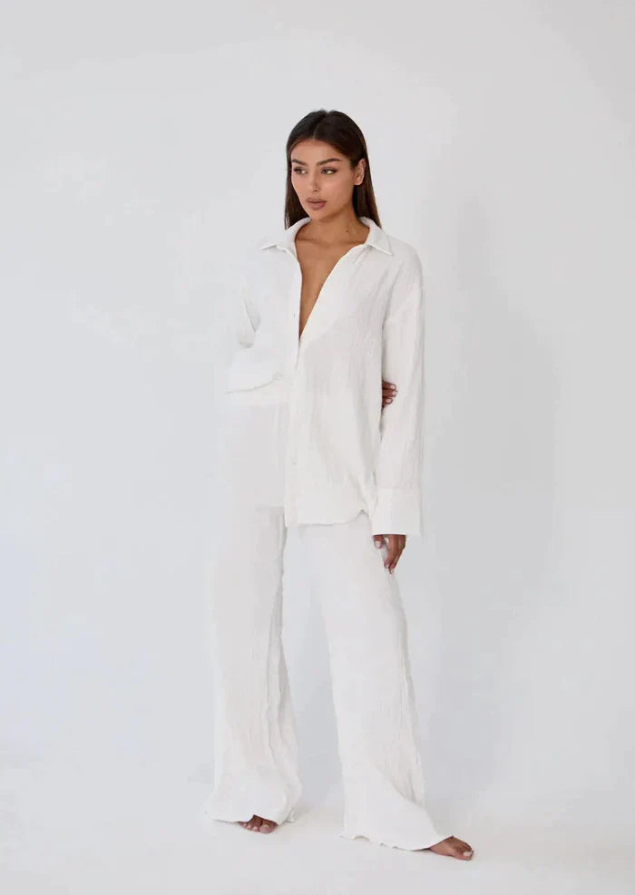 Lightweight two-piece summer set made of linen – Geneve
