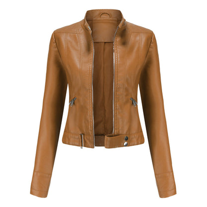 Classic Women's Leather Jacket with Timeless Style 5