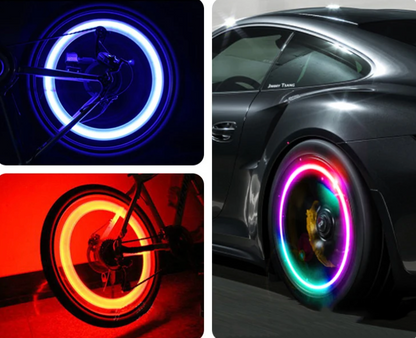 Set of 4 LED Valve Caps – GlowRims