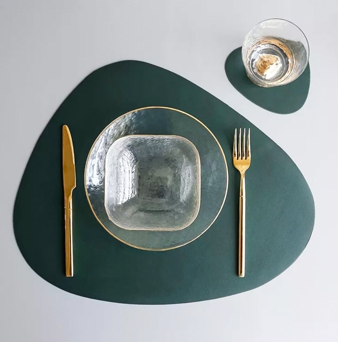 Waterproof Leather Placemat Set - Tablevo