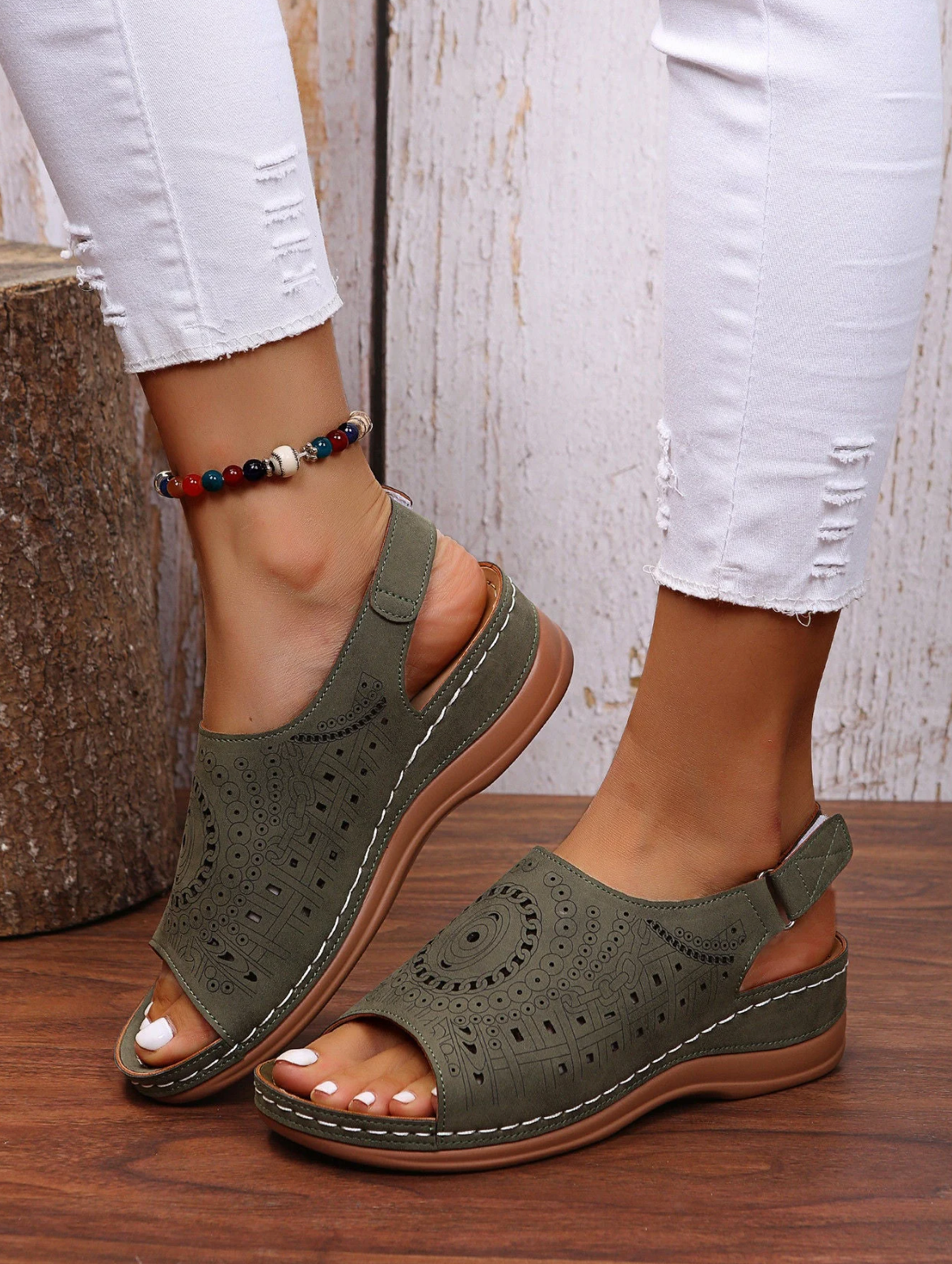 Comfortable women's orthopedic summer shoes with 3-arch support – Mira