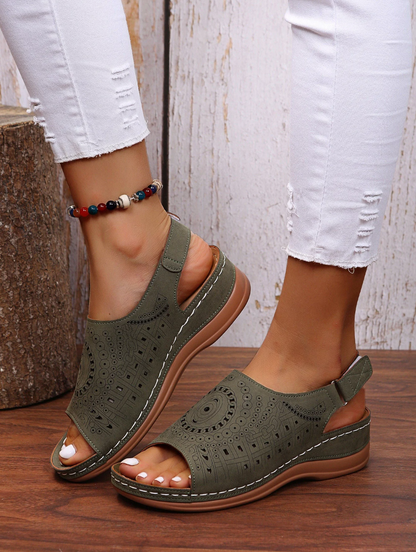 Comfortable women's orthopedic summer shoes with 3-arch support – Mira