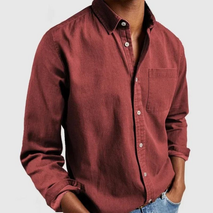 Relaxed men's casual shirt with a modern fit – Henrik Autumn Edition