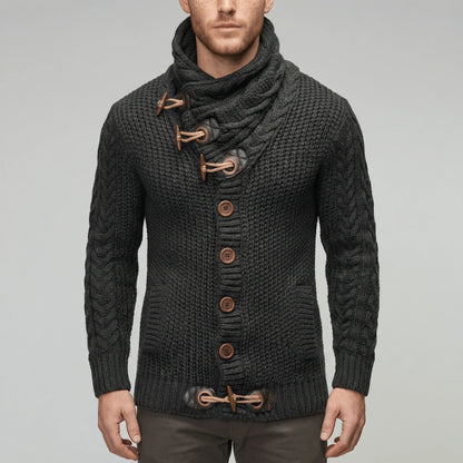Casual Chunky Knit Cardigan - Ferdinand