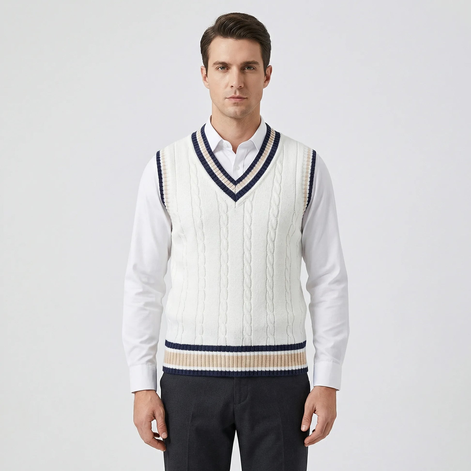 Casual Collegiate Style Vest - Sami