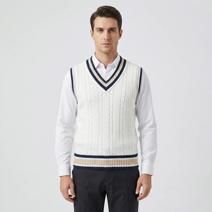 Casual Collegiate Style Vest - Sami
