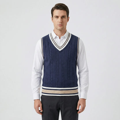 Casual Collegiate Style Vest - Sami
