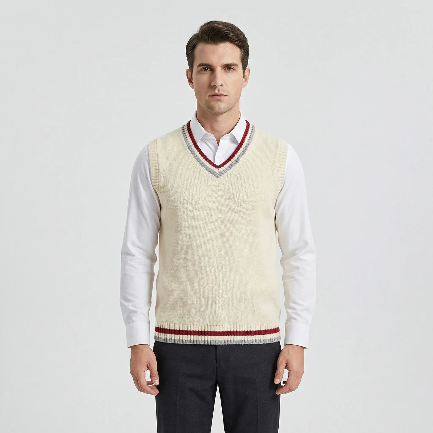 Casual Collegiate Style Vest - Sami