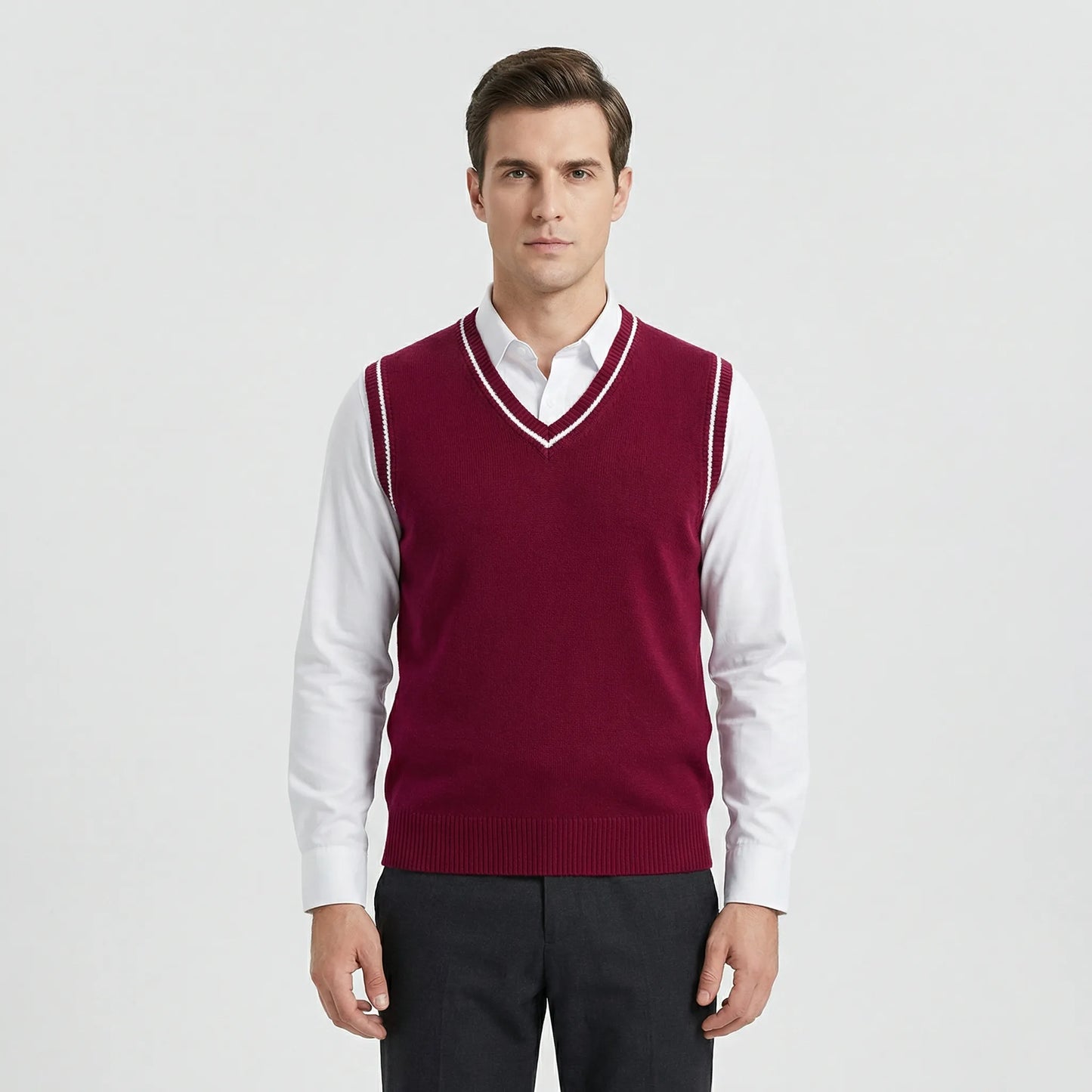 Casual Collegiate Style Vest - Sami