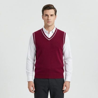 Casual Collegiate Style Vest - Sami