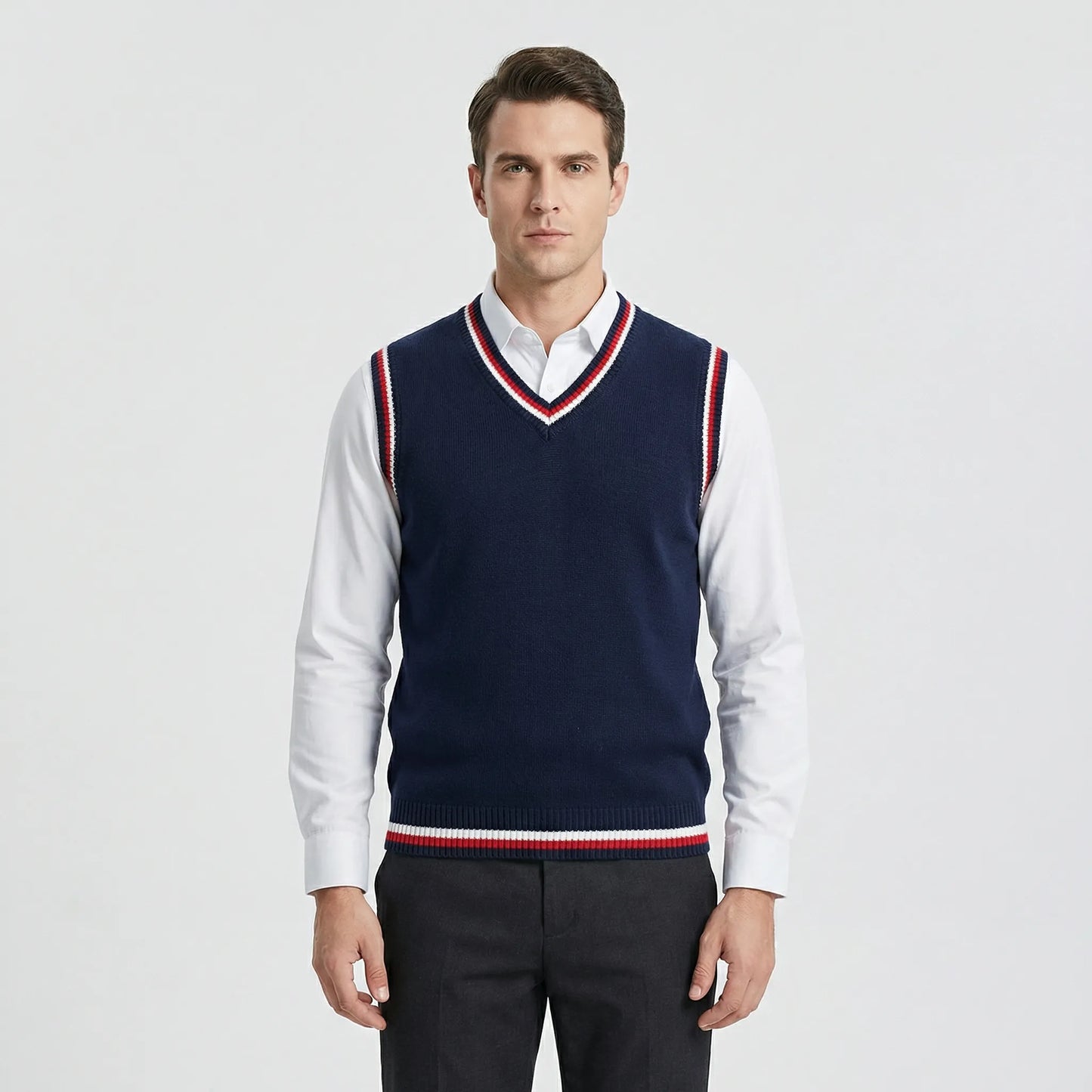 Casual Collegiate Style Vest - Sami