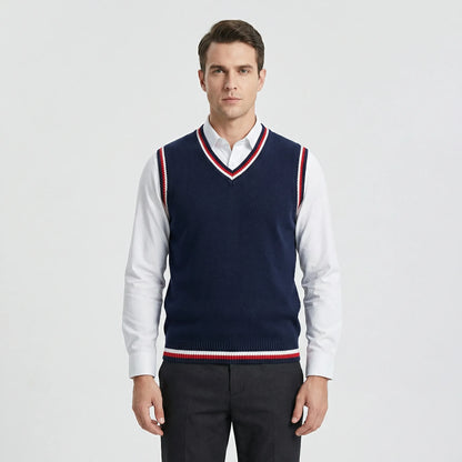 Casual Collegiate Style Vest - Sami