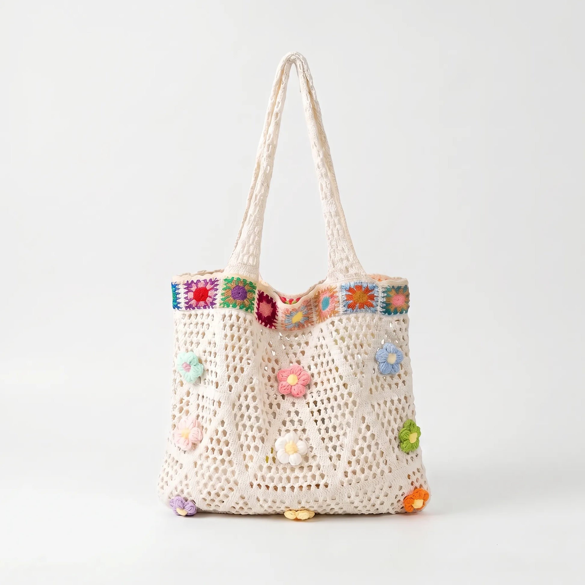 Casual Floral Tote Bag - Florinta